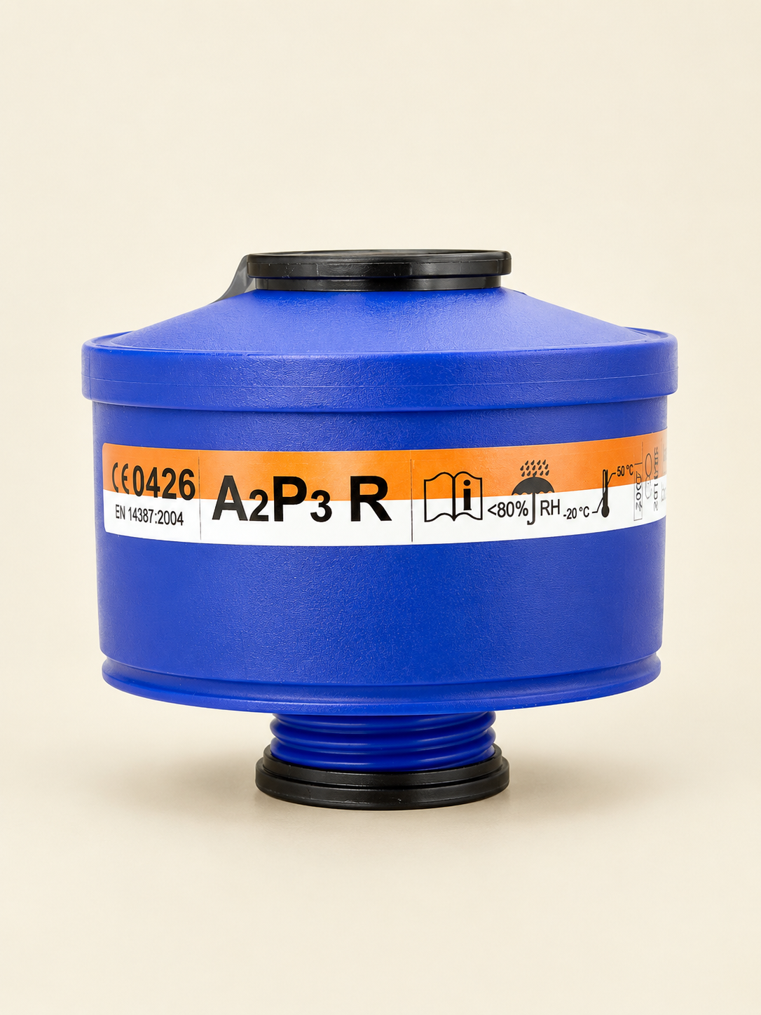 Modrý dvojstupňový filter A2 P3 Spasciani 202 so závitom Rd 40