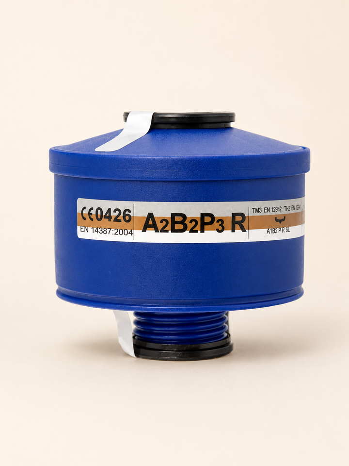 Filter A2B2 P3 Spasciani 202 — kombinovaný, závit Rd 40