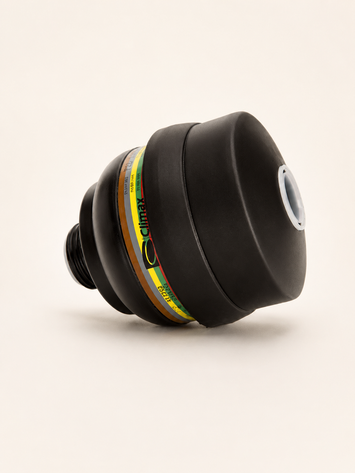 Filter ABEK2 P3 Climax 725 — kombinovaný, závit Rd 40