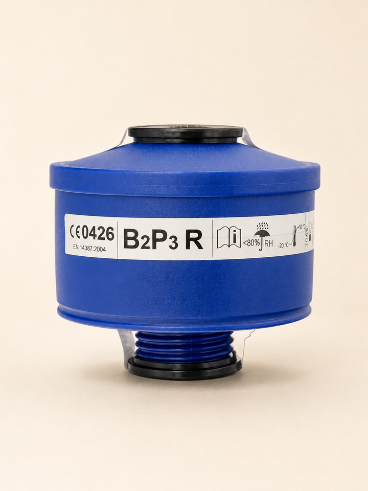 Filter B2 P3 Spasciani 202 — anorganické plyny, závit Rd 40