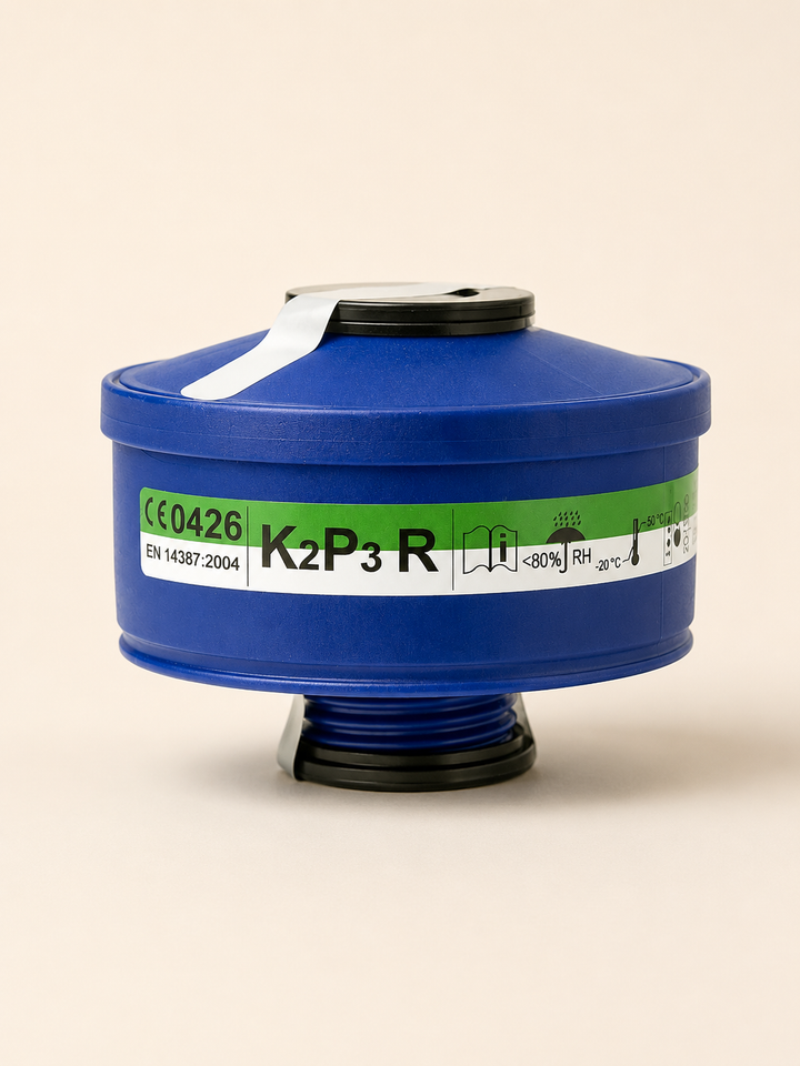 Filter K2 P3 Spasciani 202 — čpavok a častice, závit Rd 40