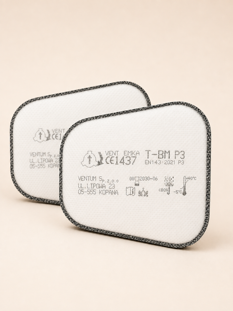 Filter P3 s aktívnym uhlím Oxyline T-BM A — bajonet, pár