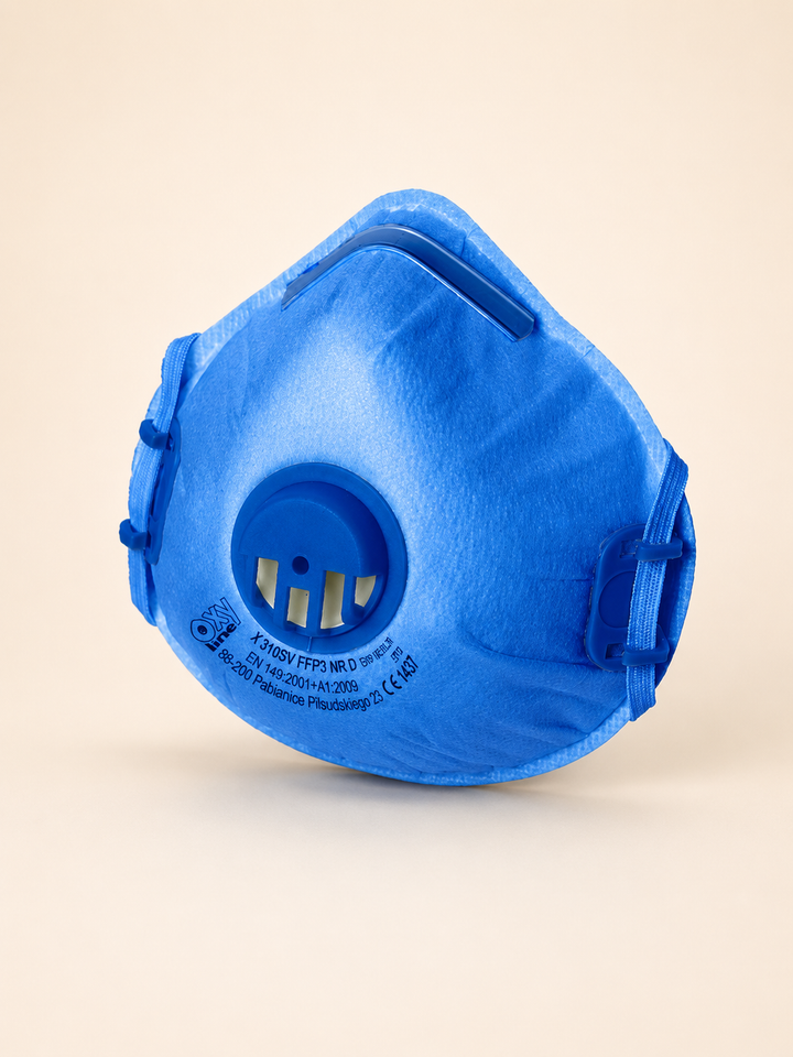 Respirátor FFP3 Oxyline X310 S modrý s ventilom