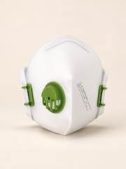 Skladaný respirátor FFP3 Oxyline XF350 so zeleným výdychovým ventilom