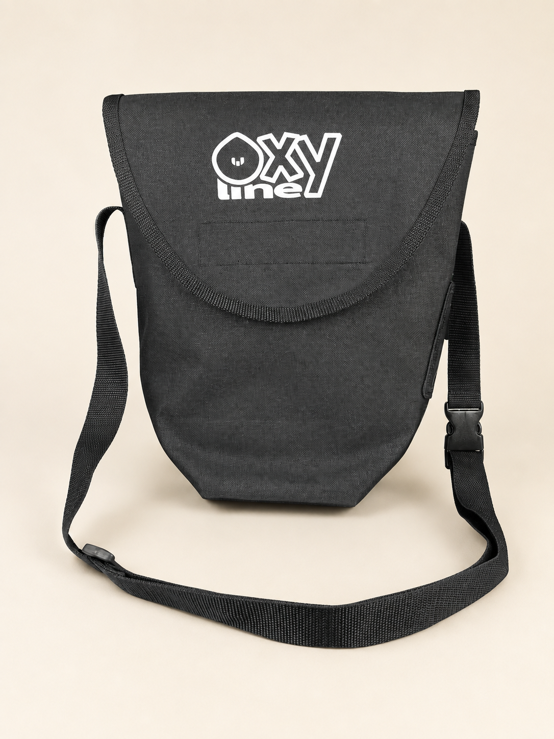 Čierna taška BASIC Oxyline na masku a filtre s nastaviteľným popruhom